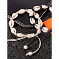 Pikkukuva 3 / 6: Anklet Natural Shell Anklet Handmade Bohemian 2kpl