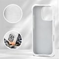 Pikkukuva 2 / 5: iPhone 16 Pro Max Magneettinen Suojakuori Aaltoileva Pintakuvio PC+Nestemäinen Silikoni Puhelinkuori Mikrokuituvuori Tan