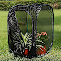 Miniatyrbillede 3 af 5: Sort Insektsikkert Netboks Foldbar Plante Drivhus Lys 40*40*60cm