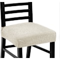 Miniatyrbillede 1 af 3: 1 stk Beige Stolestof til Spisestuestol - Universal Pasform