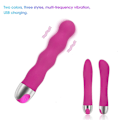 Miniatyrbillede 5 af 5: Ohpa O6459-3 Vibratorstang 12 Vibrationstilstande Silikone Vandtæt Lydløs Massager Legetøj