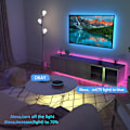 Miniatyrbillede 3 af 5: 15M LED-strimmel, Tenmiro Bleutooth Led-soveværelse, Led-strimmel-kontrol
