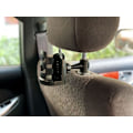 Miniatyrbilde 3 av 6: Set med 2 bilkoppholdere, justerbar bilventilfesteholder for drikkebeger, termoskopp for kopper med diameter innen 7,5 cm, ABS-plast, bakre koppholder