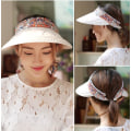Miniatyrbilde 3 av 5: Solhatt  Capeline  Bred Konvertibel Bremskjerm  Reversibel UPF 50 + Bøttehatt Mot Solen for Strand