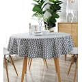 Miniatyrbillede 3 af 5: Rund Dug i Bomuld og Linned Dug Twill Dug Si