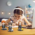 Miniatyrbilde 4 av 5: PCS Harry Potter-figurer kakepynt, trollmannkakepynt, mini F