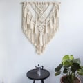 Miniatyrbild 4 av 5: Macramé-väggbonad, höjd: 700 mm, inredning, väggdekoration