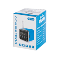 Miniatyrbilde 7 av 7: Uppladdningsbar bärbar radio med Bluetooth LCD-högtalare TD-V26