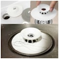 Miniatyrbilde 4 av 9: Badekarstopper med Hårfelle / Stopper / Synkestopper White