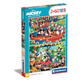 Miniatyrbillede 1 af 3: Disney Musse Pigg Orkester 2x60 db pussel