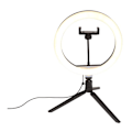 Miniatyrbillede 4 af 7: Selfie-lampe med Stativ til Mobil – LED White