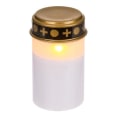 Pikkukuva 2 / 4: 2-Kpl - Hautakynttilä LED / Kynttilä - Kynttilä Haudoille 1200 tuntia White 2-Pack