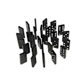 Miniatyrbild 2 av 9: Dominospel / Domino i låda – Trä