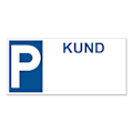 Miniatyrbild 2 av 2: Parkeringsskylt / Varningsskylt Parkering / Trafikskylt - Skylt MultiColor 14x30 - KUND