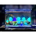 Miniatyrbillede 8 af 10: 100 stk. Selvlysende Sten - Glow in the Dark Dekoration Blue