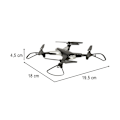 Miniatyrbillede 10 af 11: Drönare med fjärrkontrollkamera RC SYMA Z3 2.4GHz HD-kamera