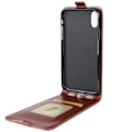 Pikkukuva 4 / 7: iPhone X/XS - Flipfodral med Kortfack - Brun Brown