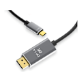 Miniatyrbillede 9 af 10: USB-C till DisplayPort 1.4 kabel 1.8m – Upp till 8k