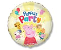 Peppa Pig gul folieballong 48 cm (WP)