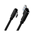 Miniatyrbild 3 av 10: Vinklad USB till USB-C kabel - 1m