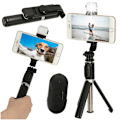 Miniatyrbild 1 av 11: Selfie-sticklampa stativ stativ svart