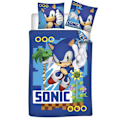 Miniatyrbillede 1 af 2: Sonic the Hedgehog Myntjakt - Sängkläder Set 140×200 cm, 70×90 cm