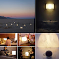 Miniatyrbillede 6 af 7: Bog LED-lampe / Book Lamp - (Træ) Multicolor