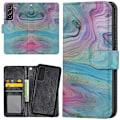 Pikkukuva 1 / 2: Samsung Galaxy S22 Plus - Lompakkokotelo/Kuoret Maali Kuosi Multicolor