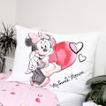 Miniatyrbillede 4 af 4: Disney Minnie vit sängkläder set 140×200 cm, 70×90 cm
