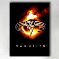 Miniatyrbillede 1 af 4: Lærredsbillede / Lærredstryk - Van Halen - 40x30 cm - Lærred