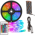 Pikkukuva 6 / 7: 2m LED-Strip Lights kanssa RGB / Valonauha / LED-lista - USB Multicolor