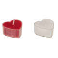 Miniatyrbillede 3 af 4: 8-Pak - Hjerteformede Fyrfadslys / Lys til Valentinsdag Multicolor