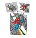 Spiderman Pop sängöverdrag 140×200 cm, 70×90 cm