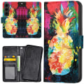 Miniatyrbilde 1 av 2: Samsung Galaxy S23 - Lommebok Deksel Regnbue Ananas