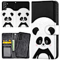 Miniatyrbilde 1 av 2: Samsung Galaxy S22 Plus - Lommebok Deksel Cute Panda Multicolor