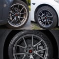 Pikkukuva 5 / 6: 4-Kpl - Tesla Keskimerkki - Auto Svart/röd