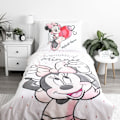 Miniatyrbillede 2 af 4: Disney Minnie vit sängkläder set 140×200 cm, 70×90 cm
