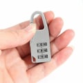 Miniatyrbild 3 av 5: 2-Pack - Mini Kodlås - Lås för resväskan grå