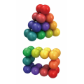 Pikkukuva 2 / 5: Fidget Bollar för Barn - Skapa olika former Multicolor