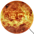 Miniatyrbild 3 av 8: Planet Mars orange 32cm prisklocka