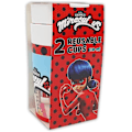 Miniatyrbillede 2 af 3: Miraculous Ladybug hjälte plastmugg 2-delars set 230 ml