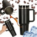 Miniatyrbillede 1 af 11: Termosmugg med Handtag - 1200 ml Black