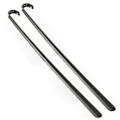 Pikkukuva 1 / 5: 2-Kpl - Kengänkauha Metallia - Erittäin Pitkä - 80cm Black 2-Pack