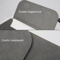 Miniatyrbillede 2 af 6: 13,3" Laptop Sleeve / Computertaske / Macbook - Læder Khaki