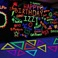Miniatyrbild 2 av 5: 6-Pack - UV Neon Självlysande Tejp Glow in the Dark - 1,5cm x 5m multifärg