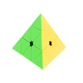 Pikkukuva 3 / 7: Pusselkubspel PYRAMINX MoYu