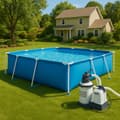 Miniatyrbillede 9 af 10: Sandfilterpump / Poolpump - 3500 l/h
