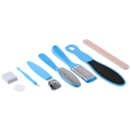 Miniatyrbillede 2 af 5: 8 dele - Pedikyr Kit / Fodfile – Fodpleje Multicolor