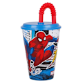Miniatyrbillede 1 af 3: Spiderman Stålstråkopp 430 ml i plast