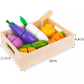 Miniatyrbilde 3 av 10: Lekemat for Barn / Treleke - 9-deler